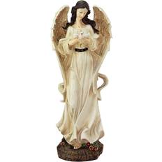 Merchandise & Collectibles Northlight Peace And Love Angel Statue White White