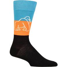 Happy Socks Sokker Happy Socks Mountain Gorillas WWF Black/Orange/Blue