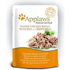 Applaws Pouches Cat Food in Jelly 16 70g Chicken with Beef