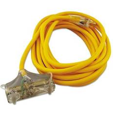 CCI Polar/Solar Outdoor Extension Cord, 25ft, Three-Outlets, Yellow