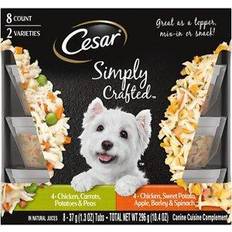 Pets Cesar Simply Crafted Variety Pack Sweet Potato, Apple
