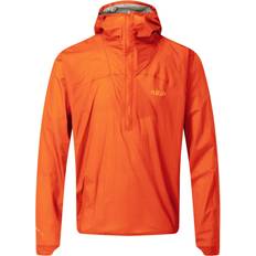 Orange Jackets Rab Active Waterproof Jackets Phantom Pull-On Men's Firecracker Model: QWF-81-FCR-LRG