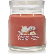 Interior Details Yankee Candle Sugared Cinnamon Apple Medium Jar Medium Red Medium Red Large