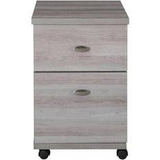 Sunjoy 2-drawer Gray Mobile File Accent Cabinet