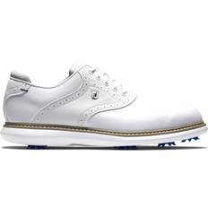 FootJoy Shoes FootJoy Traditions Golf Shoes 12154380- Wide Gray/White/Blue