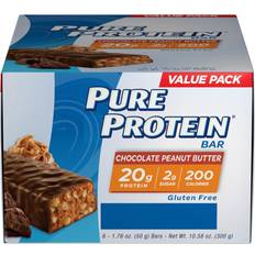 Chocolate peanut butter protein bars Pure Protein Bars Chocolate Peanut Butter 6 Bars