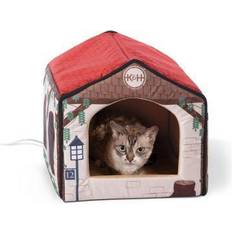 K&H Pet Products Thermo-Indoor Cottage Dog & Cat Bed