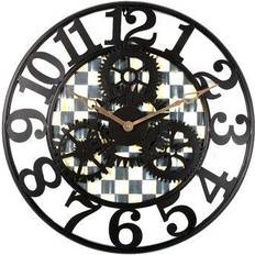 Wall Clocks Mackenzie-Childs Courtly Check Small Farmhouse Wall