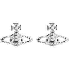Vivienne Westwood Jewelry Vivienne Westwood Mayfair Bas Relief Earrings - Silver/Transparent
