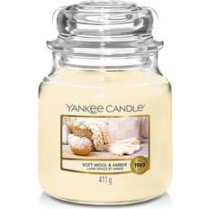 Yankee Candle Soft Wool & Amber Duftlys 411g