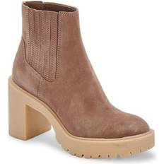 Red Chelsea Boots Dolce Vita Caster H2O Tan
