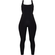 Maternity & Nursing Wear PrettyLittleThing Maternity Slinky Jumpsuit Black (CMR4647)