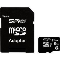 8 GB Minnekort & minnepenner Silicon Power Elite MicroSDHC UHS-I 8GB
