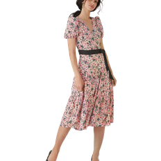 Kate Spade Rosette Blooms Wrap Dress - Cream Multi
