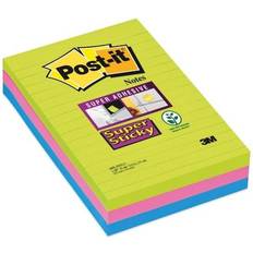 Sticky Notes 3M Post-it Super Sticky Notes Ruled 90 Sheets 102x152mm