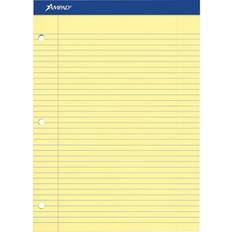 Staples Office Supplies Staples Double-Sheet Notepad, 8.5" x 11.75" Wide Ruled, Canary, 100 Sheets/Pad (TOP20-243) Yellow