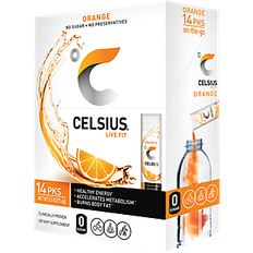 Celsius energy drink Celsius Energy Powder Drink Mix Orange (14 Packets)