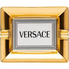 Rosenthal Versace Home Medusa Rhapsody Ashtray Gold Large