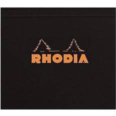 Clairefontaine Rhodia Pad Staple Bound Blank Black 6 x 8.25