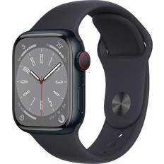 Apple Smartklokker Apple Watch Series 8 Cellular 41mm Aluminum Case with Sport Band