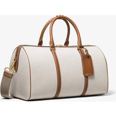 Michael Kors Duffel Bags & Sport Bags Michael Kors MKC x 007 Bond Cotton Canvas and Leather Weekender Bag - White