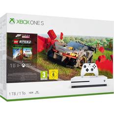 Microsoft Spillkonsoller Microsoft Xbox One S 1TB - Forza Horizon 4 & Forza Horizon 4: Lego Speed Champions Bundle