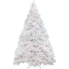 Metal Christmas Trees National Tree Company 12-ft. Pre-Lit Kingswood White Artificial Fir with Lights Christmas Tree 43.7"