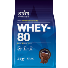Star Nutrition Vitaminer & Kosttilskudd Star Nutrition Whey-80 Chocolate Protein Powder 1 kg