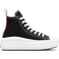 Converse Sneakers Converse Kid's Chuck Taylor All Star Move High - Black/Pink Salt/White