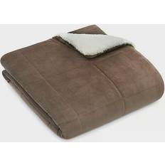 Ugg comforter set UGG Blissful Bedspread White, Brown (243.84x233.68)