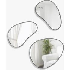 Wandspiegel reduziert Umbra Hubba Pebble Mirrors, Set of 3 Wandspiegel