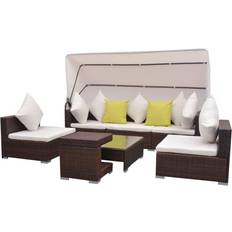 VidaXL Outdoor Lounge Sets vidaXL 42749 Outdoor Lounge Set, 2 Table incl. 5 Sofas