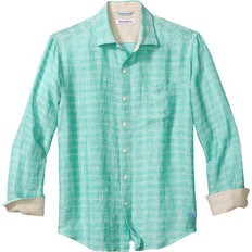Linen Shirts - Men Tommy Bahama Ventana Plaid Linen Shirt