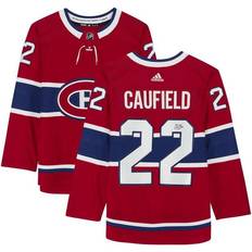 Fanatics Sports Fan Products Fanatics Montreal Canadiens Cole Caufield Autographed Red Adidas Authentic Jersey