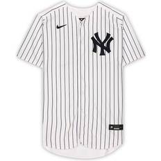 Fanatics New York Yankees Game Jerseys Fanatics New York Yankees Gleyber Torres Autographed White Nike Authentic Jersey