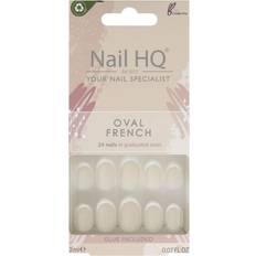 Nail HQ Oval French Nails 24-pack