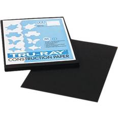 Photo Paper Tru-Ray Black Sulphite Paper, 9" x 12" 50 Sheets Black