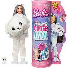 Barbie Cutie Reveal Snowflake Sparkle Doll with Soft Polar Bear Outfit
