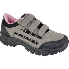 Nubuck Walking Shoes Rdek Rdek Womens/Ladies Speyside Walking Shoes (8 UK) (Grey/Pink)
