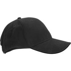 Beechfield Adults Unisex Athleisure Cotton Baseball Cap (Pack of 2) (One Size) (Black/Graphite)