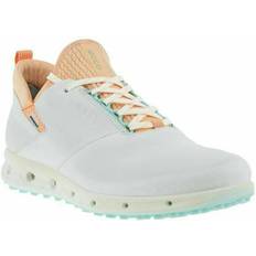 Rosa Golfsko Ecco Cool Pro Womens Golf Shoes White/Peach Nectar/Dritton