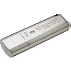 16 GB Minnekort & minnepenner Kingston IronKey Locker+ 50 XTS-AES USB Encrypted 16GB