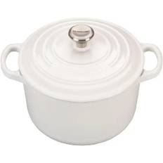 Le Creuset White Signature Round with lid 0.87 gal