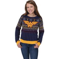 Christmas Sweaters Wonder Woman Ugly Christmas Sweater Red/Orange/Blue
