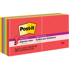 Sticky Notes Post-it R330-10SSAN Pop-Up Notes, 3 x 3, Electric Glow, 10 90-Sheet Pads/Pack