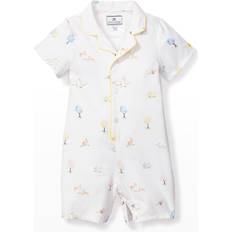 Playsuits Children's Clothing Petite Plume Baby's Twill Summer Romper - Easter Gardens