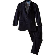 Blue Tracksuits Boys' Two-Piece Mod Suit, Navy