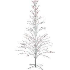 With Lighting Christmas Trees Northlight Cascade Twig White 72"