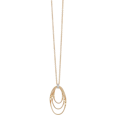 Marco Bicego Marrakech Onde Concentric Small Pendant Necklace - Gold/Diamonds