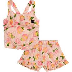 Juicy Couture Girl's Top & Shorts 2-pcs Set - Prim Peach